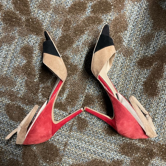 Women’s size 9M WHBM Myah Auburn 4” heels - Picture 6 of 8